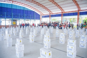 Sabanalarga, uno de los municipios más afectados por las lluvias recibió ayudas humanitarias