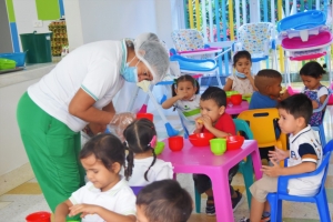 Desde hoy ICBF inició atención de 95 niños y niñas de San Marcos en Yopal