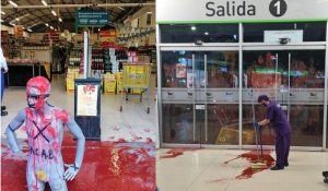 Manifestantes afectaron las instalaciones de Unicentro y Éxito en Yopal