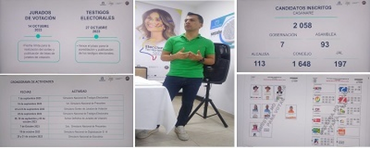 Resgistraduría ultima de detalles de cara a las elecciones de octubre