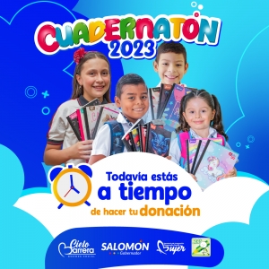 Hoy será la maratónica jornada de la cuadernatón 2023, por una educación sin deserción en Casanare