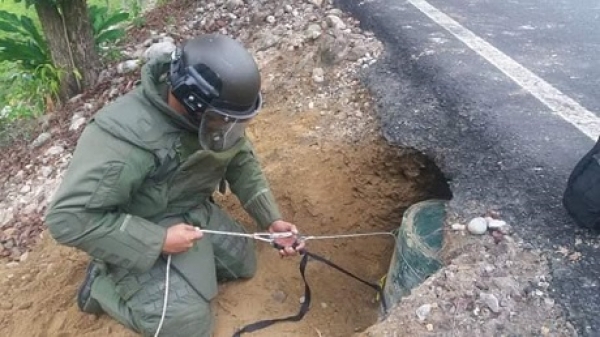 Ejército destruyó 100 kilos de explosivos en vereda La Caña Guata - Boyacá