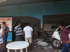Camioneta de la Armada chocó contra vivienda en Orocué