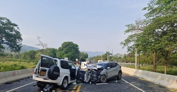 Invasión de carril: Posible causa del accidente vial en la Marginal de la Selva que dejó siete personas lesionadas