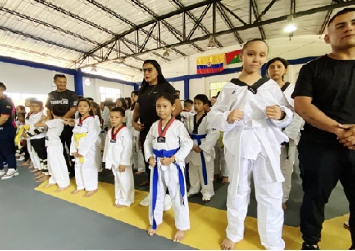 En el coliseo Bicentenario de Yopal se cumple selectivo departamental de taekwondo