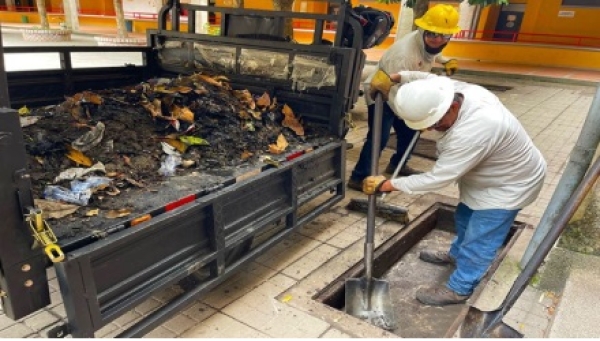Se adelantaron trabajos de limpieza a los 35 sumideros del Braulio González