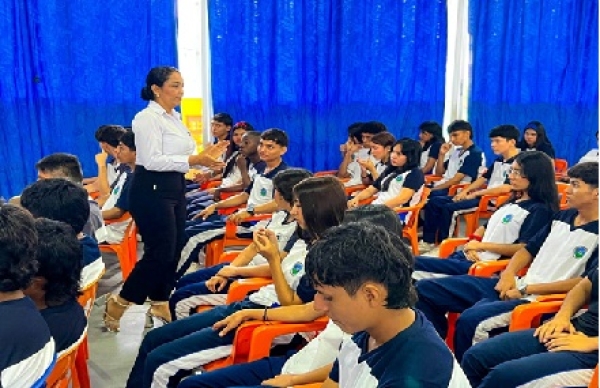 Secretaría de Movilidad realizó jornada preventiva sobre siniestros viales en colegio de Yopal