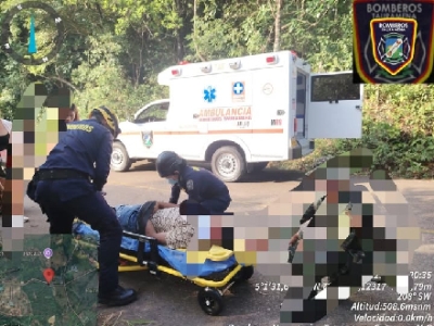 Motociclista sufrió accidente de tránsito en la vereda Cabañas de Tauramena