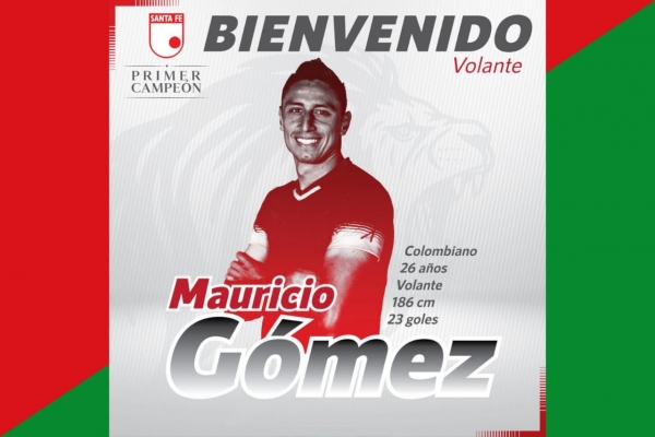 El casanareño Mauricio Gómez es nuevo jugador de Santa Fe