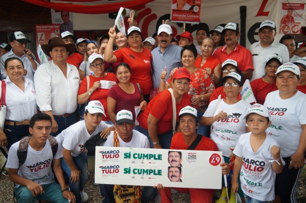 Tauramena le demostró su apoyo a Marco Tulio Ruiz