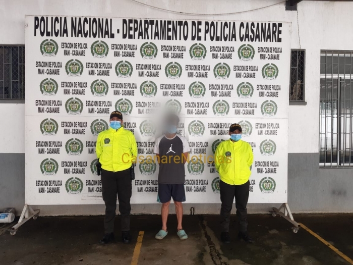 Capturado en Maní por hurto calificado y agravado