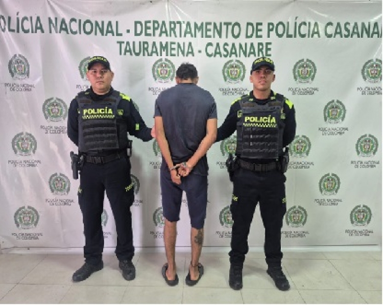 Capturan a hombre en Tauramena por violencia intrafamiliar