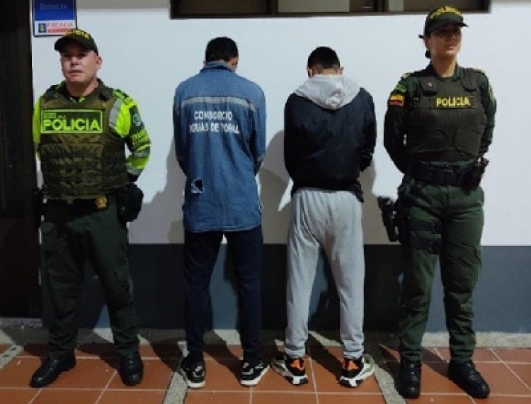 El vuelo de los halcones dejó dos personas capturadas