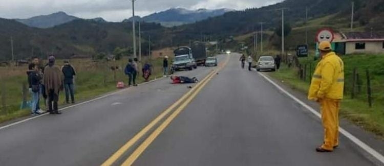 Accidente de tránsito en la vía del Cusiana deja una mujer muerta y un herido