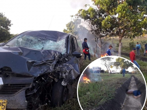 Motociclista murió al chocar contra automóvil en vía Hato Corozal - Paz de Ariporo