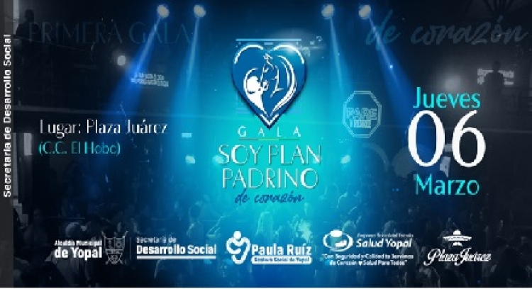 Primera gala “Soy Plan Padrino de Corazón” en Yopal busca apoyar a niños con discapacidad