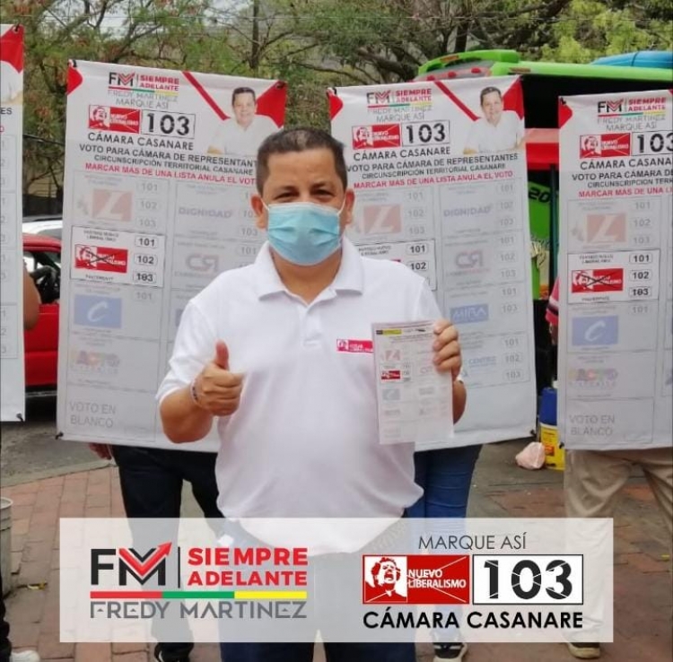 Fredy Martínez, candidato a la Cámara fue dado de alta de la Clínica Casanare