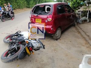 Aún no aparecen familiares de motociclista que se accidentó ayer en Yopal