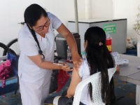 Yopal refuerza la vacunación escolar con más de 600 dosis aplicadas en jornada educativa