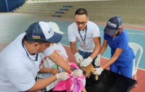 Se adelantó jornada de atención a mascotas en el corregimiento de Morichal