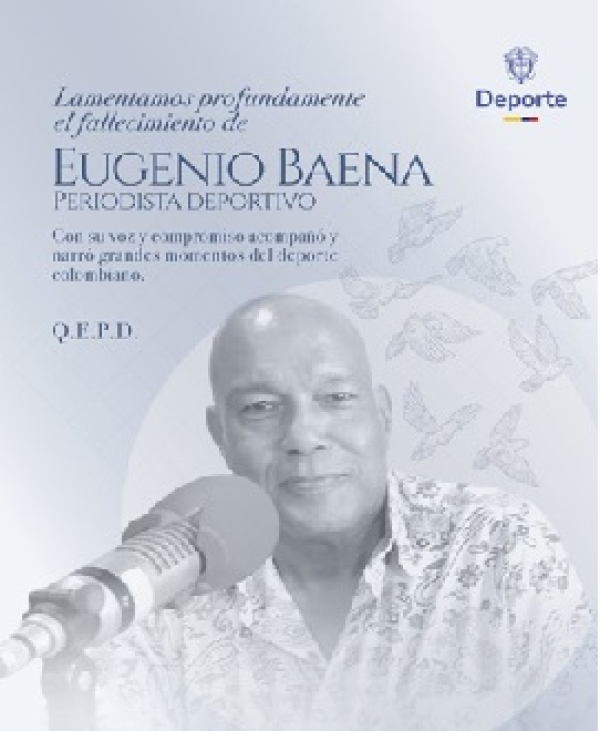 Luto en el periodismo deportivo: Falleció Eugenio Baena, ícono de la radio en Colombia