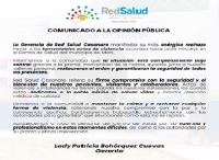 Red Salud rechazó intento de agresión con machete dentro del Hospital de Maní