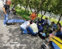 En Tauramena motocarro se volcó y dejó dos personas lesionadas