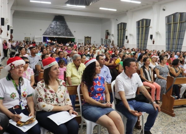 Inició la celebración de las novenas de aguinaldos con las parroquias de Yopal