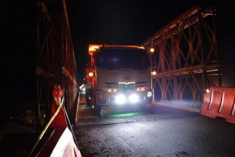 Con algunas restricciones Invias autoriza paso vehicular en sector de Los Grillos