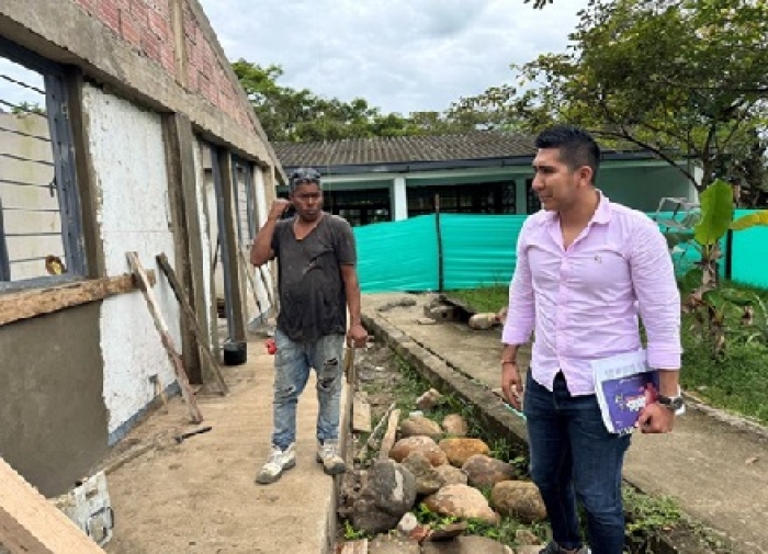 Alcaldía de Yopal adelanta trabajos de mejoramiento locativo en cuatro instituciones educativas rurales
