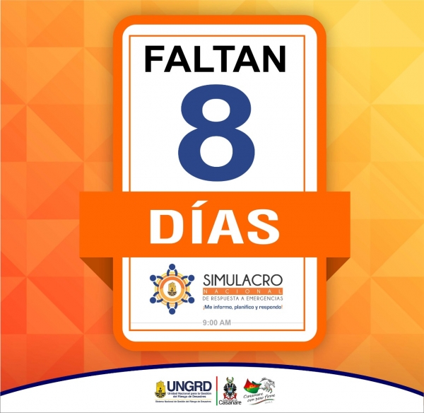 Cuenta regresiva para el Simulacro Nacional de Emergencias