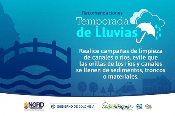 En temporada invernal limpiar techos, canales y canaletas: Corporinoquia