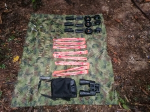 Hallan depósito de armas y municiones de las disidencias de las Farc en Puerto Rondón, Arauca