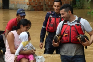 Hasta el momento 300 familias han resultado afectadas en Maní por la temporada de lluvias