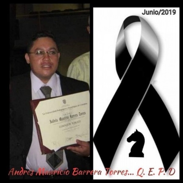Falleció Andrés Mauricio Barrera, director de la Fundación Vida, Amor y Paz.