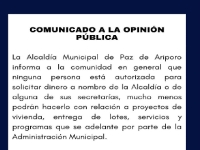 Alcaldía de Paz de Ariporo alertó sobre estafas relacionadas con proyectos de vivienda y falsas entregas de lotes