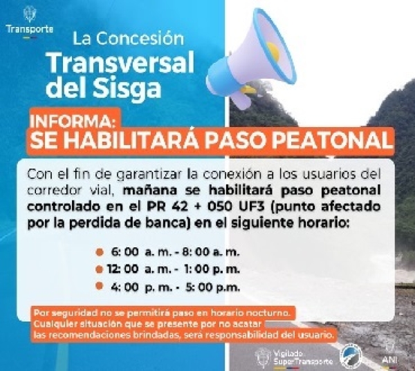 Desprendimiento de roca afecta la Transversal del Sisga