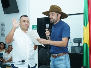Andrés Dainover Rodríguez tomó posesión como presidente de Concejo de Yopal para la vigencia 2026