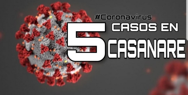 Cinco casos de Coronavirus tiene Casanare