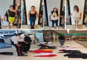 Cae banda de mujeres señaladas de hurto a locales comerciales en Unicentro