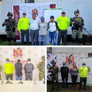 Capturadas cinco personas señaladas de ser integrantes de la red de apoyo del ELN