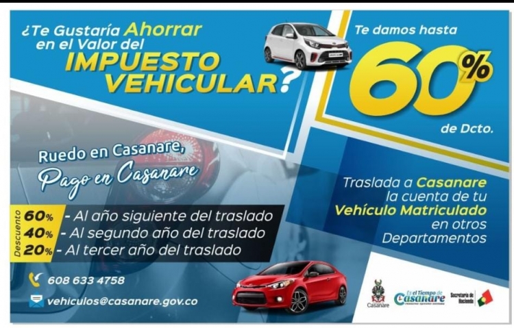 El próximo 31 de octubre vence plazo para pago del impuesto vehicular