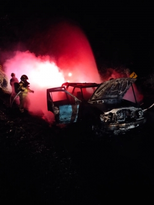 Un canino murió tras incendio de un vehículo en la vía Aguazul-Sogamoso
