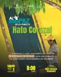 Festival Al ComPAZ: Hato Corozal se une por la paz y la reconciliación.