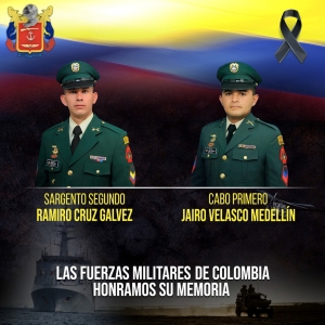 Dos militares asesinados en combates con disidencias de las Farc en Puerto Rondón, Arauca