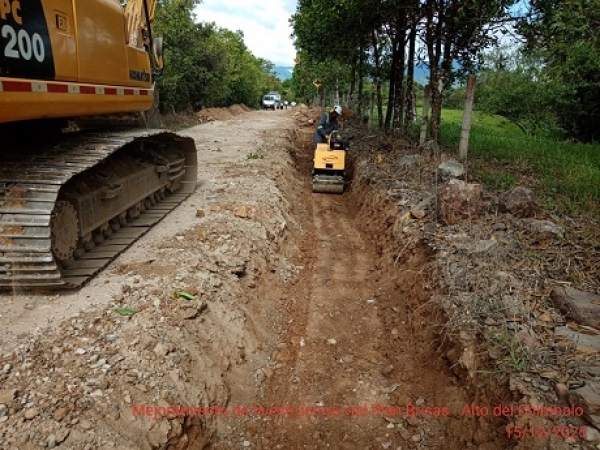 Ecopetrol avanza en pavimentación de la vía El Chímbalo – Plan Brisas en Aguazul