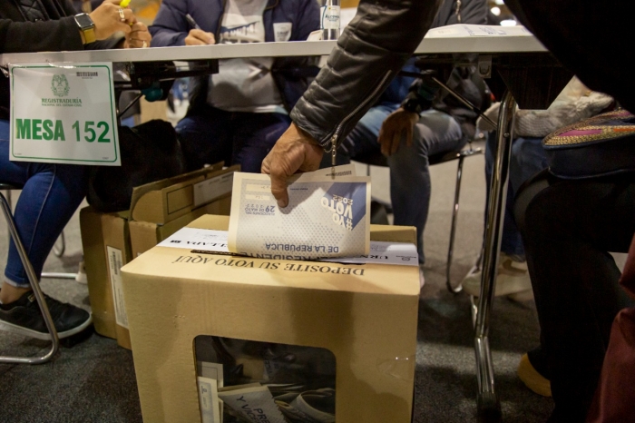 &quot;El voto en blanco tendrá un efecto simbólico, pero no jurídico, para la segunda vuelta de las elecciones presidenciales&quot;: Registradurìa