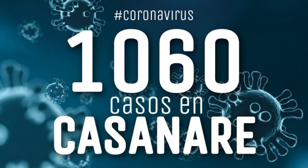 Casanare llegó a 1060 casos de Coronavirus
