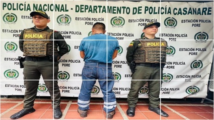 Capturado en Pore un individuo por el delito de lesiones personales