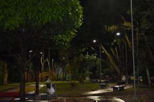 SAYOP socializò modernización del alumbrado público en el parque Bellavista en Yopal